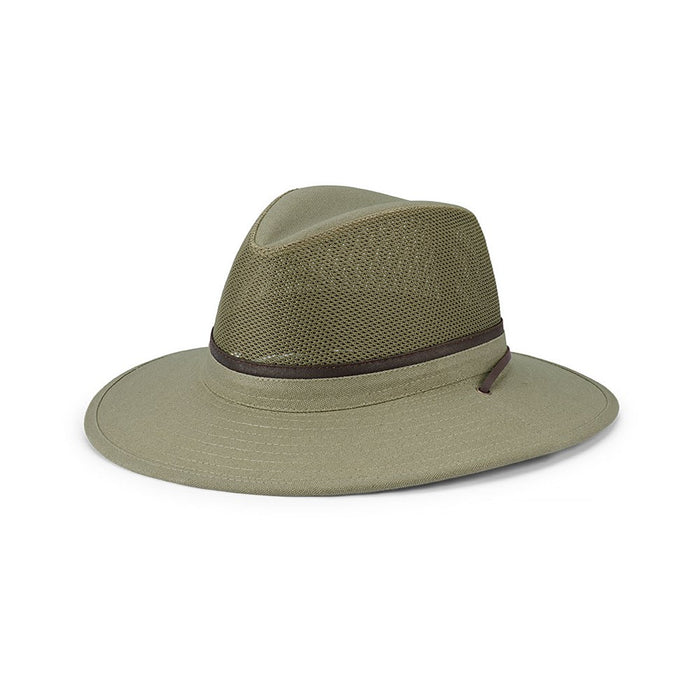 AVENEL Nelson Mesh Crown Wide Brim Hat