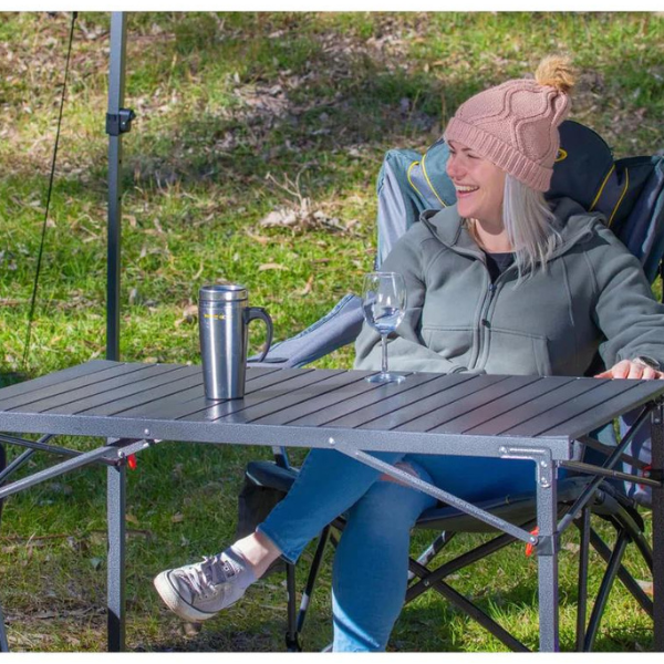 OUTDOOR CONNECTION Fortis Slat Camp Table
