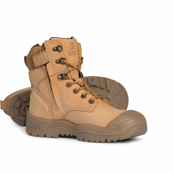MONGREL 561 High Leg Zip Sided Scuff Cap Safety Boot