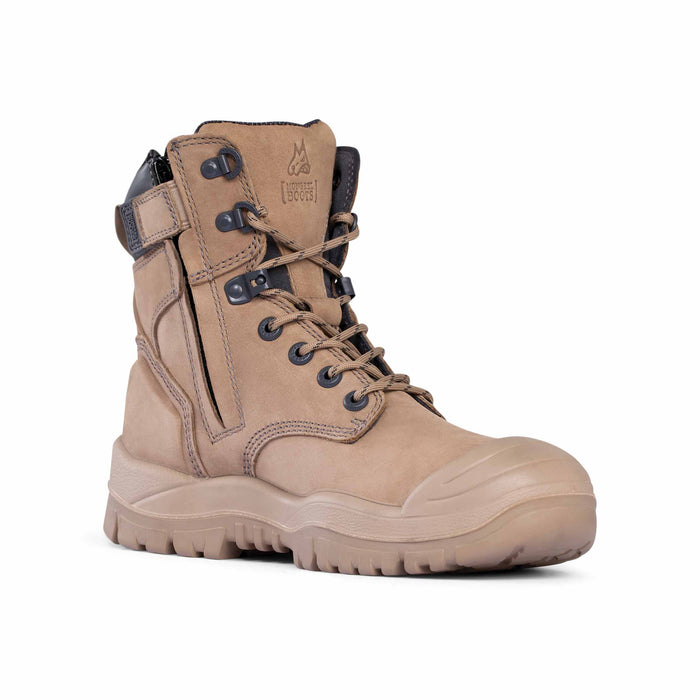 MONGREL 561 High Leg Zip Sided Scuff Cap Safety Boot