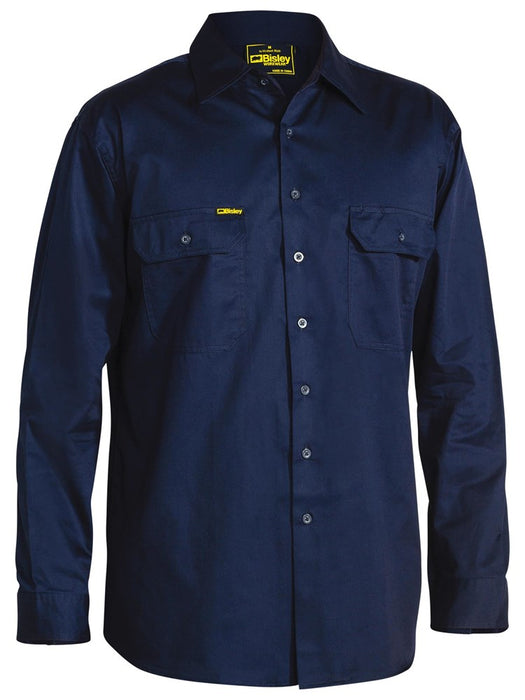 BISLEY Cool Lightweight Drill Shirt L/Sleeve