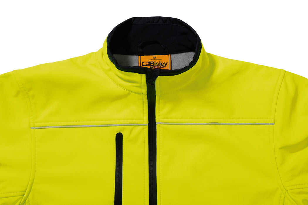 BISLEY Taped HiVis Soft Shell Jacket