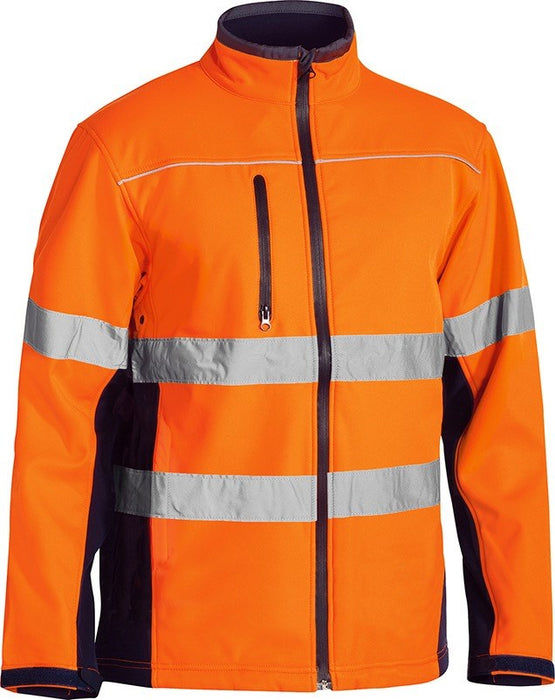 BISLEY Taped HiVis Soft Shell Jacket