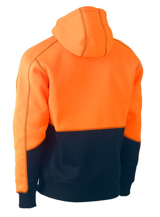 BISLEY HiVis Fleece Hoodie Pullover