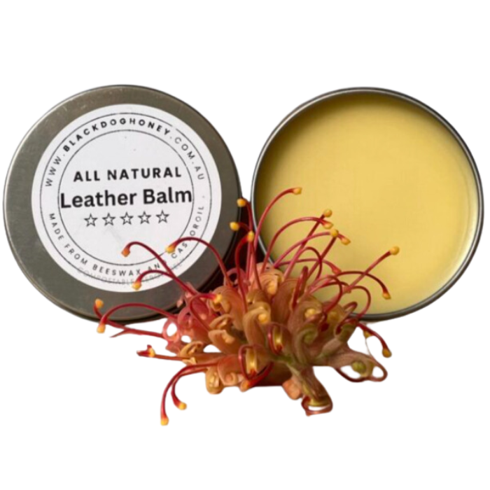 BLACK DOG HONEY All Natural Beeswax Leather Balm