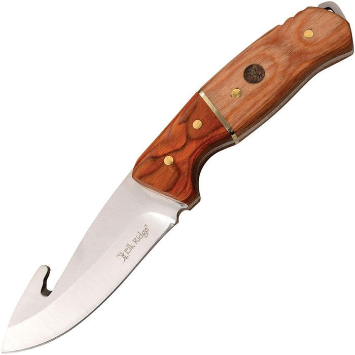 ELK RIDGE ER20019GN Fixed Blade Guthook 9"