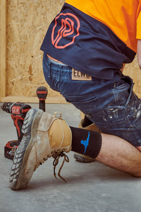 ELWD Workwear Crew Sock 5pk
