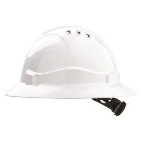 PRO CHOICE V6 Hard Hat - Vented Full Brim Ratchet Harness