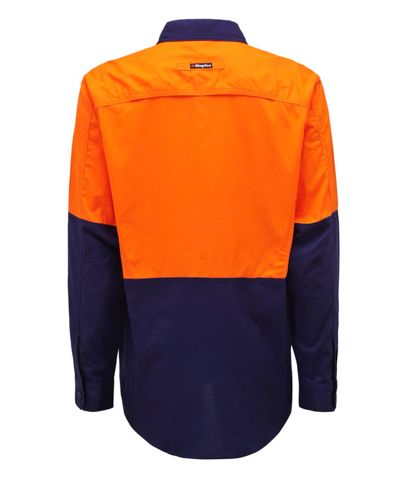 KING GEE Workcool 2 Spliced Long Sleeve Shirt