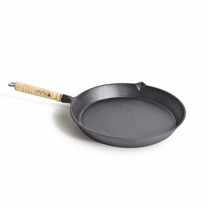 CAMPFIRE Round Solid Handle Frypan 25cm