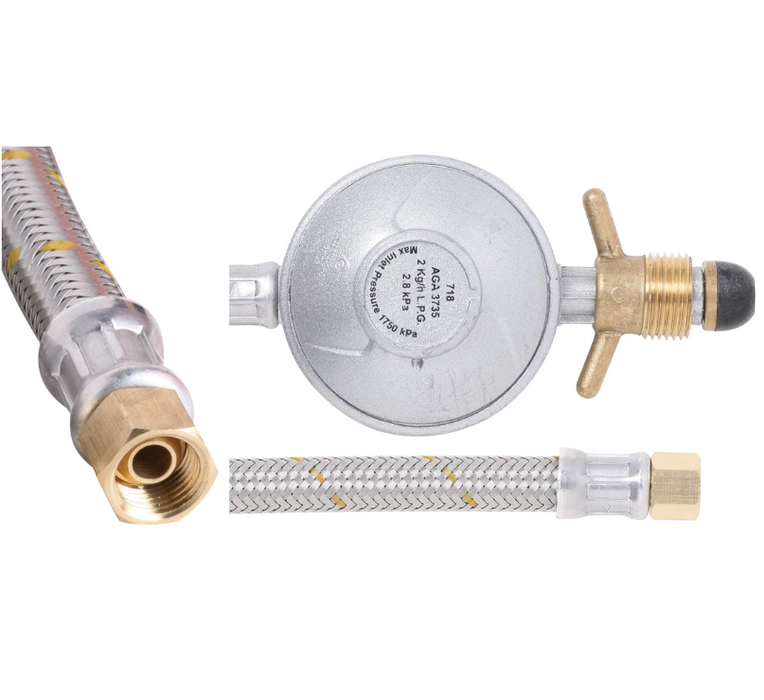 OUTDOOR CONNECTION Hose Gas Stainless Steel