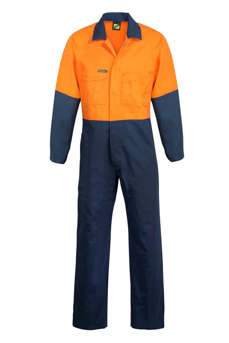WORKCRAFT Hi Vis Two Tone Coveralls