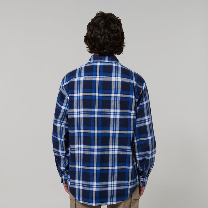 HARD YAKKA Long Sleeve Check Flannel Shirt
