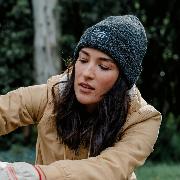HARD YAKKA 2 Tone Twist Marle Beanie