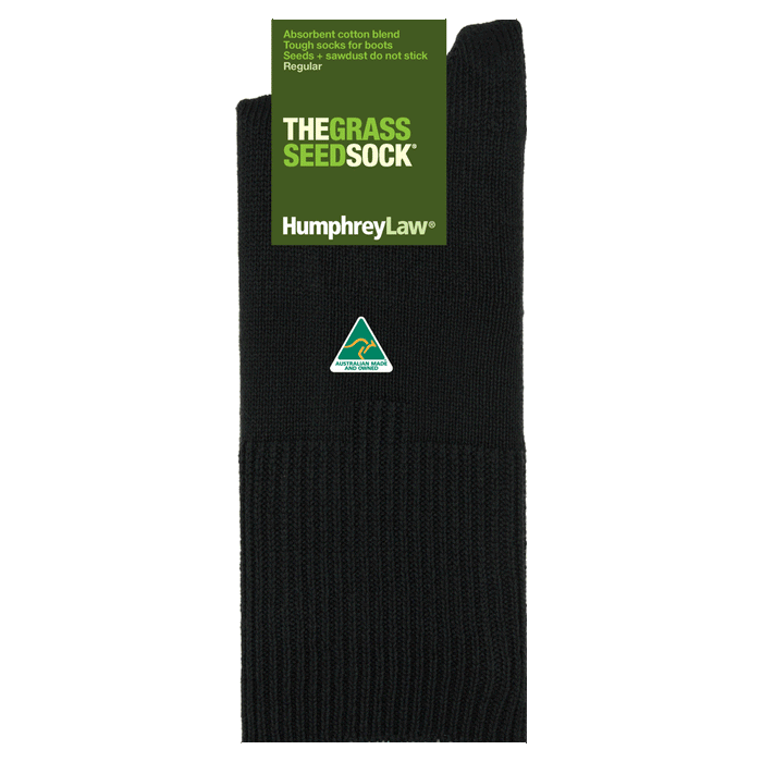 HUMPHREY LAW The Grass Seed Socks - Black