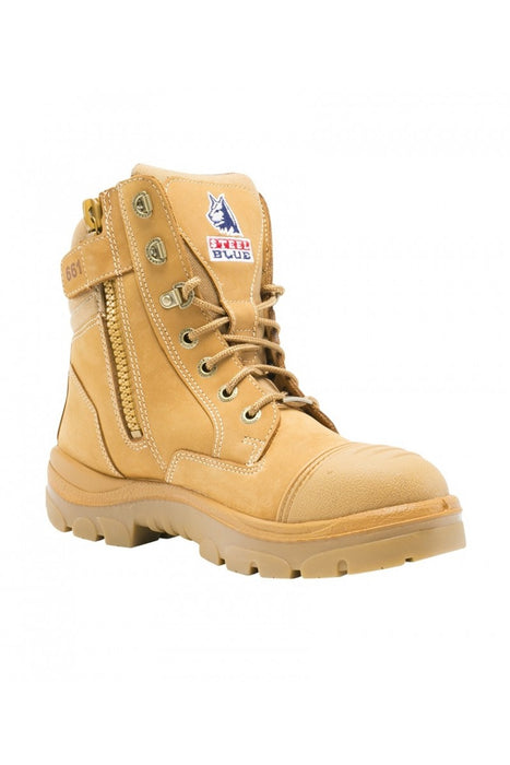 STEEL BLUE 312661 Southern Cross Wheat Zip Scuff Safety Boot
