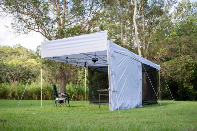 OZTRAIL Gazebo Heavy Duty Storage Wall 3m