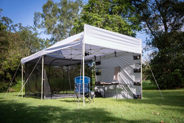 OZTRAIL Gazebo Heavy Duty Storage Wall 3m