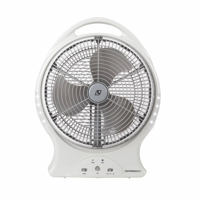 COMPANION Aerobreeze Lithium Powered 30cm Fan
