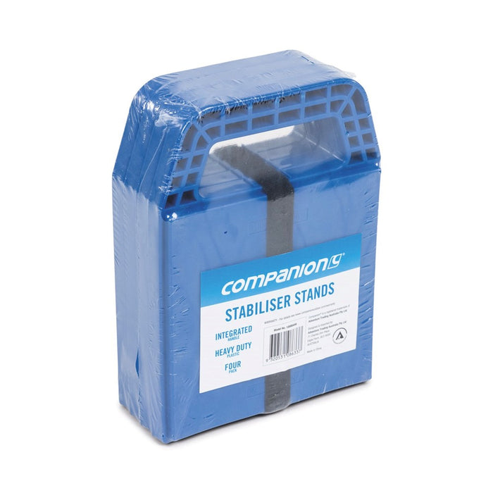 COMPANION Caravan Stabiliser Stand Base 4 Pack