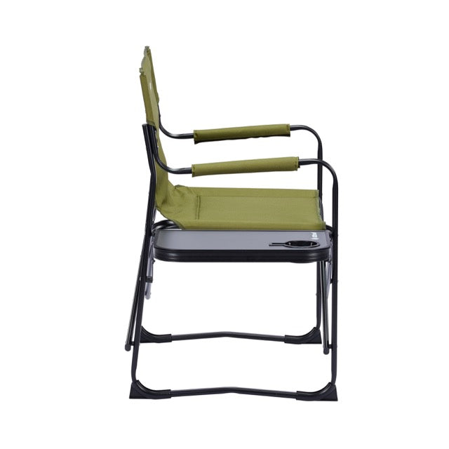 OZTRAIL Directors Classic Chair with Side Table