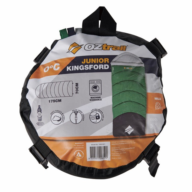 OZTRAIL Junior Kingsford Sleeping Bag 0C