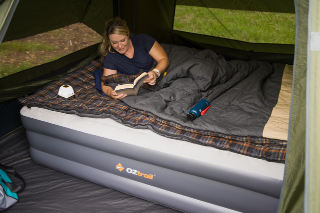 OZTRAIL DuoComfort Queen 12V/240V Air Bed