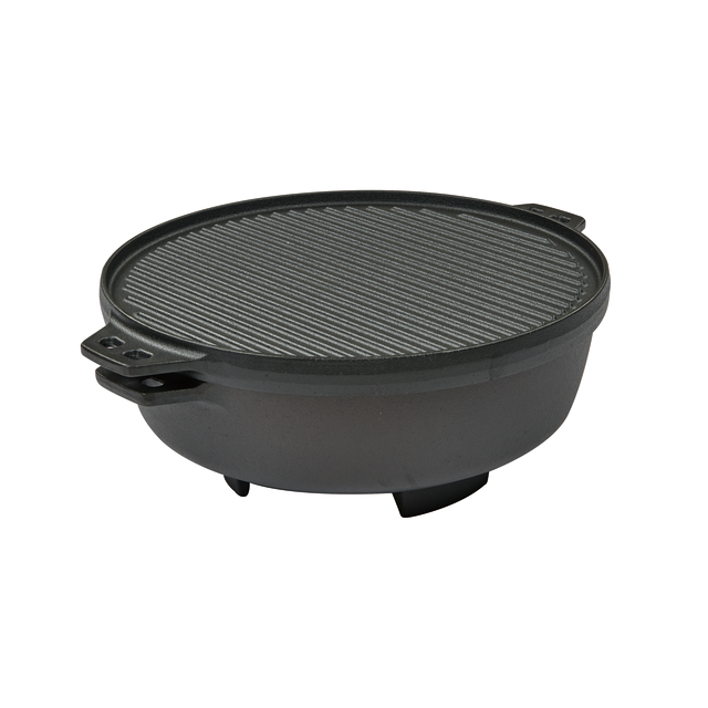 CAMPFIRE Cast Iron Camp Oven 5-in-1