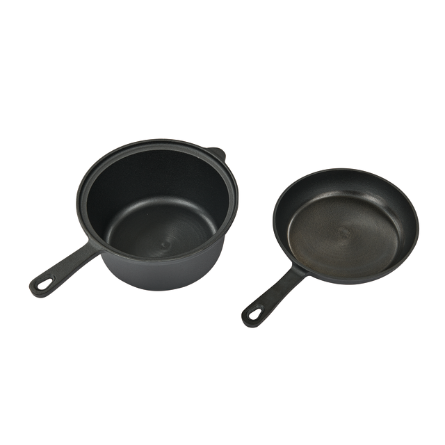 CAMPFIRE 2.3 Quart Saucepan with Skillet Lid