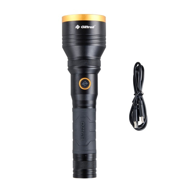 OZTRAIL Lumos 1000m Longbeam Flashlight