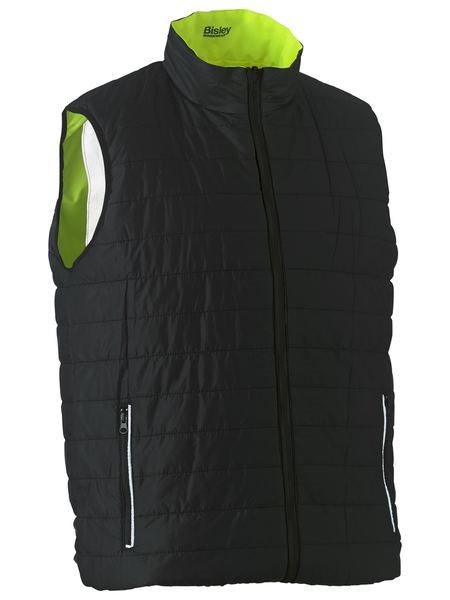 BISLEY Taped Hi-Vis Reversible Puffer Vest