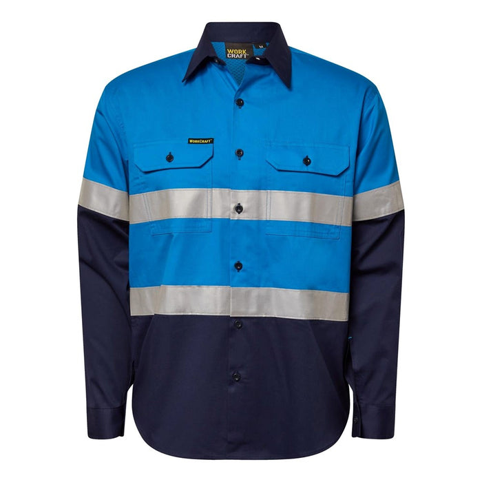 WORKCRAFT Lightweight Reflective Long Sleeve Shirt