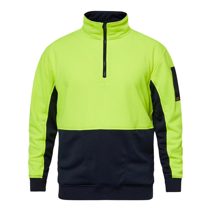 WORKCRAFT Hi-Vis Half Zip Pullover