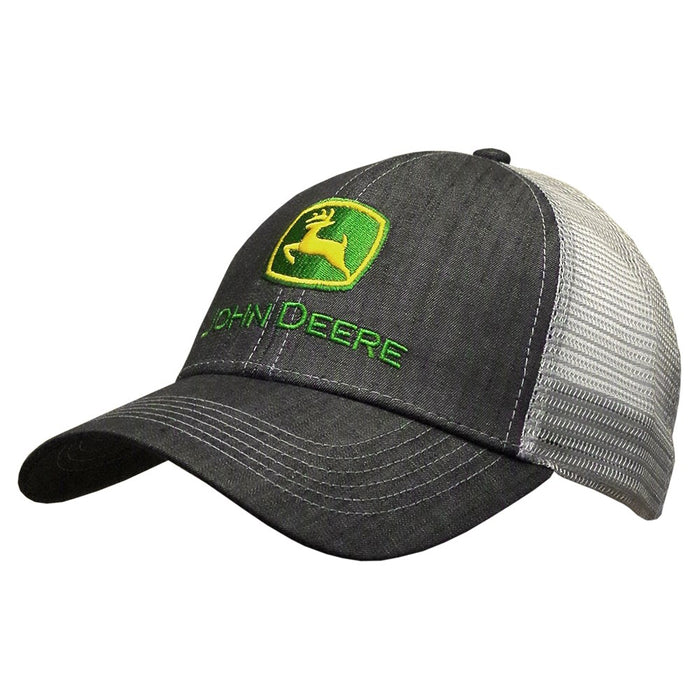 JOHN DEERE Twill/Trucker Mesh Cap Charcoal