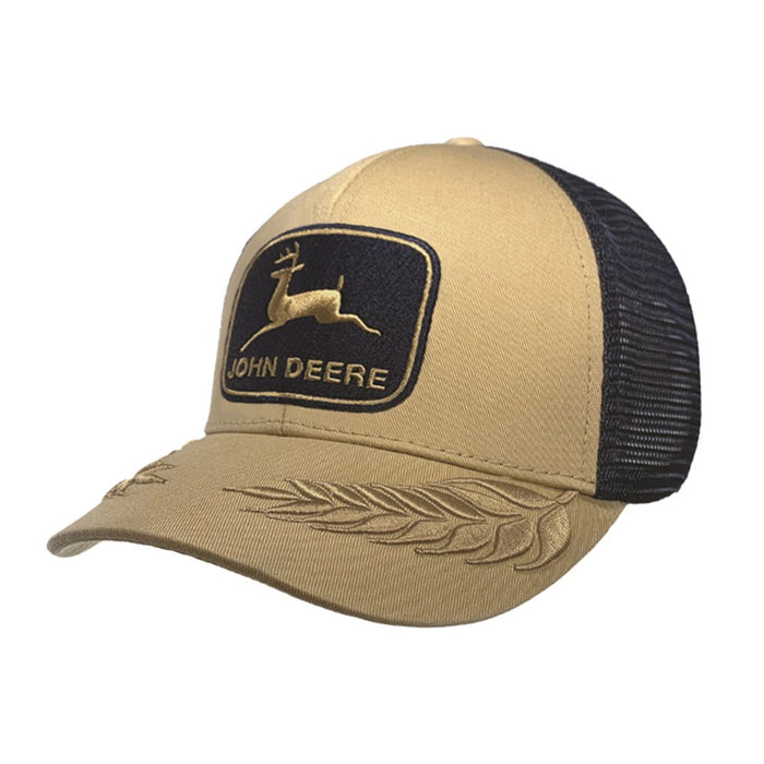 JOHN DEERE Twill/Mesh Cap Wheat/Navy