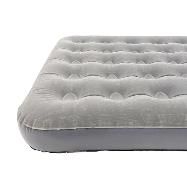 WILDTRAK Double Coil Beam Flocked Airbed