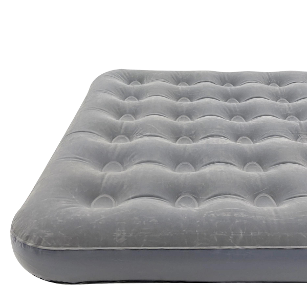 WILDTRAK Queen Coil Beam Flocked Airbed