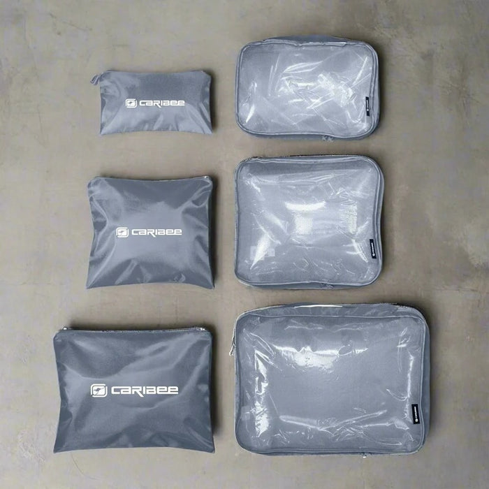 CARIBEE 6pc Deluxe Packing Cube & Travel Pouch Set