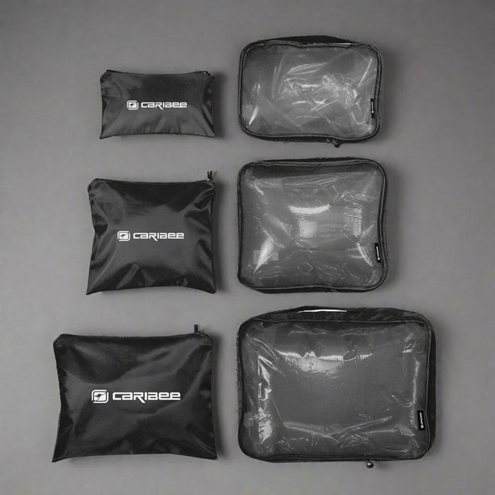 CARIBEE 6pc Deluxe Packing Cube & Travel Pouch Set