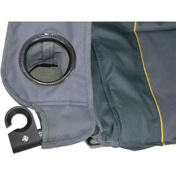 OUTDOOR CONNECTION Lumbar Quad Fold Chair