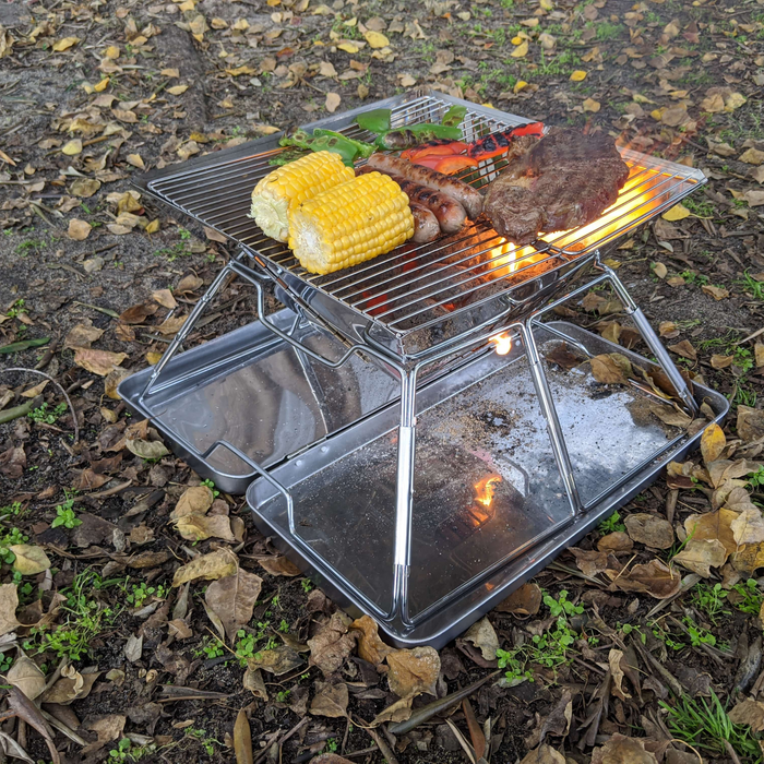 WILDTRAK Frontier 360 Stainless Steel Fold BBQ