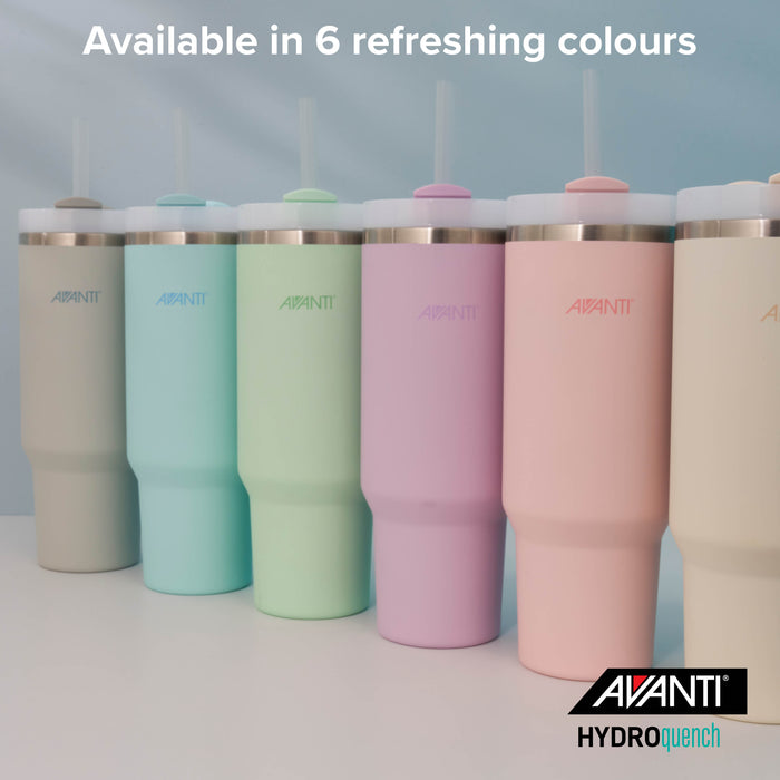 AVANTI HydroQuench Insulated Tumbler with Two Lids 1L - Blush Pink