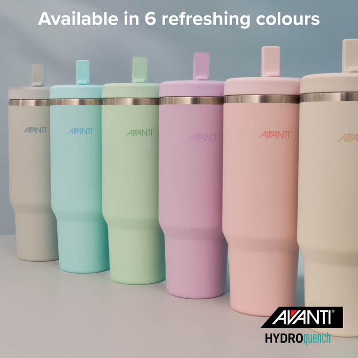 AVANTI HydroQuench Insulated Tumbler with Two Lids 1L - Soft Mint