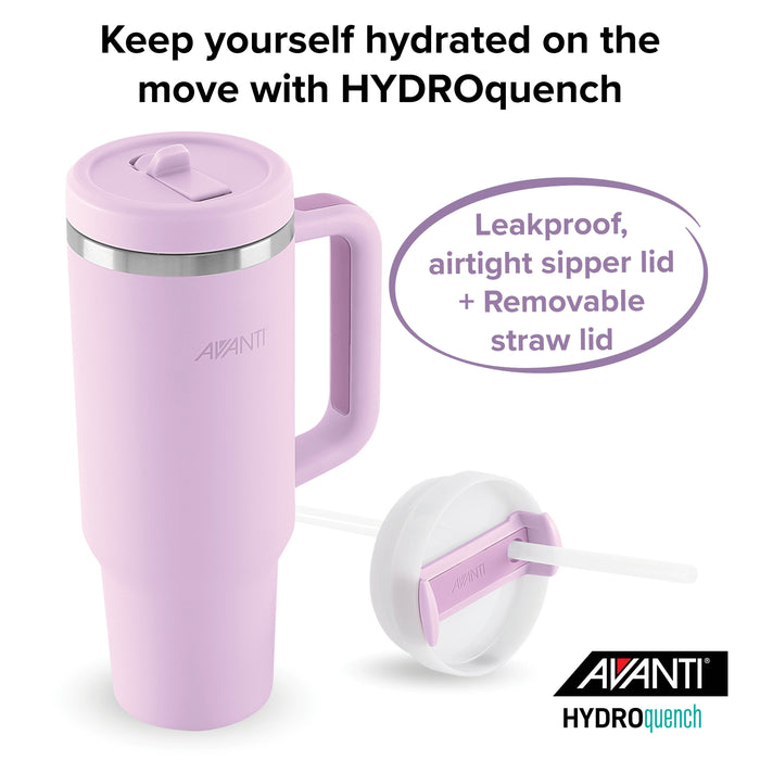 AVANTI HydroQuench Insulated Tumbler with Two Lids 1L - Lilac