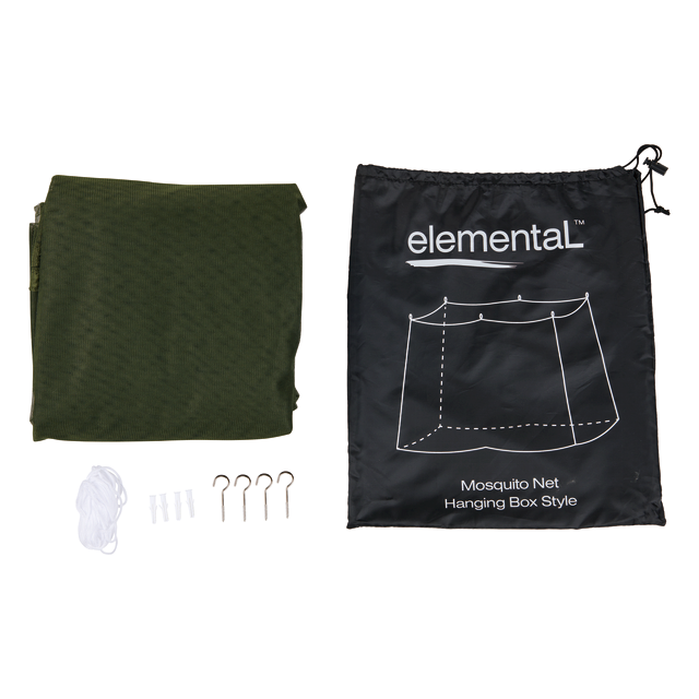 ELEMENTAL Queen Box Mosquito Net