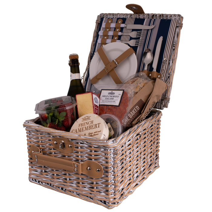 AVANTI 2 Person Picnic Basket - Hampton Stripe