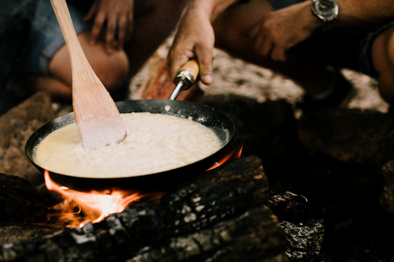CAMPFIRE 28cm Steel Frypan