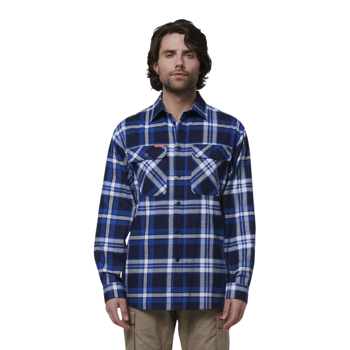 HARD YAKKA Long Sleeve Check Flannel Shirt