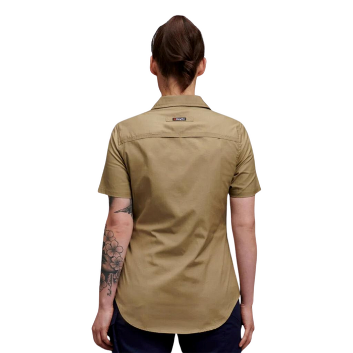 KING GEE Women's Workcool 2 Lightweight Short Sleeve Shirt