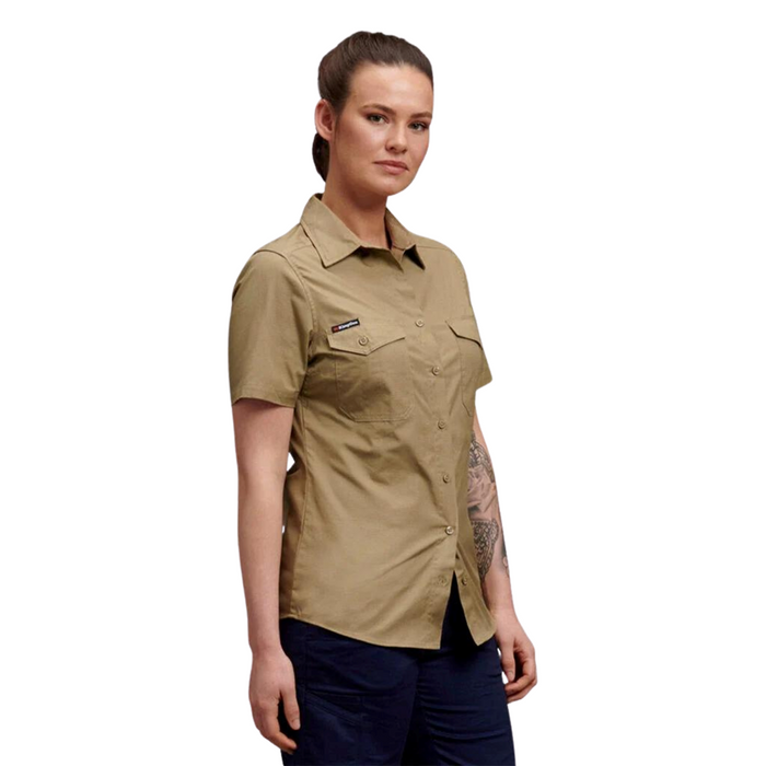 KING GEE Women's Workcool 2 Lightweight Short Sleeve Shirt